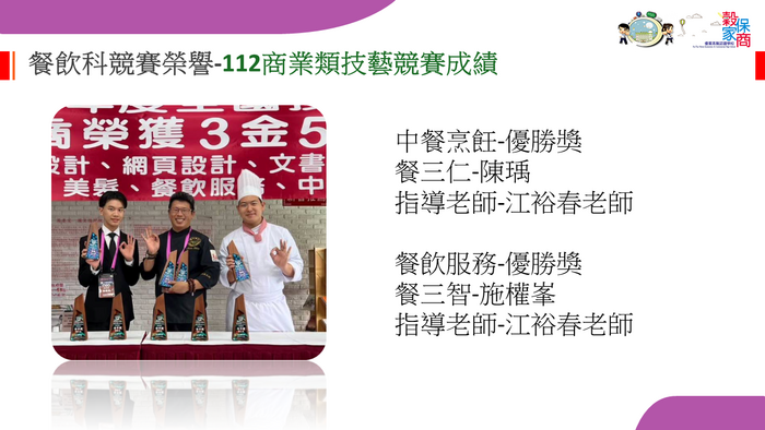 賀！112年度全國商業類技藝競賽榮獲2優勝圖片